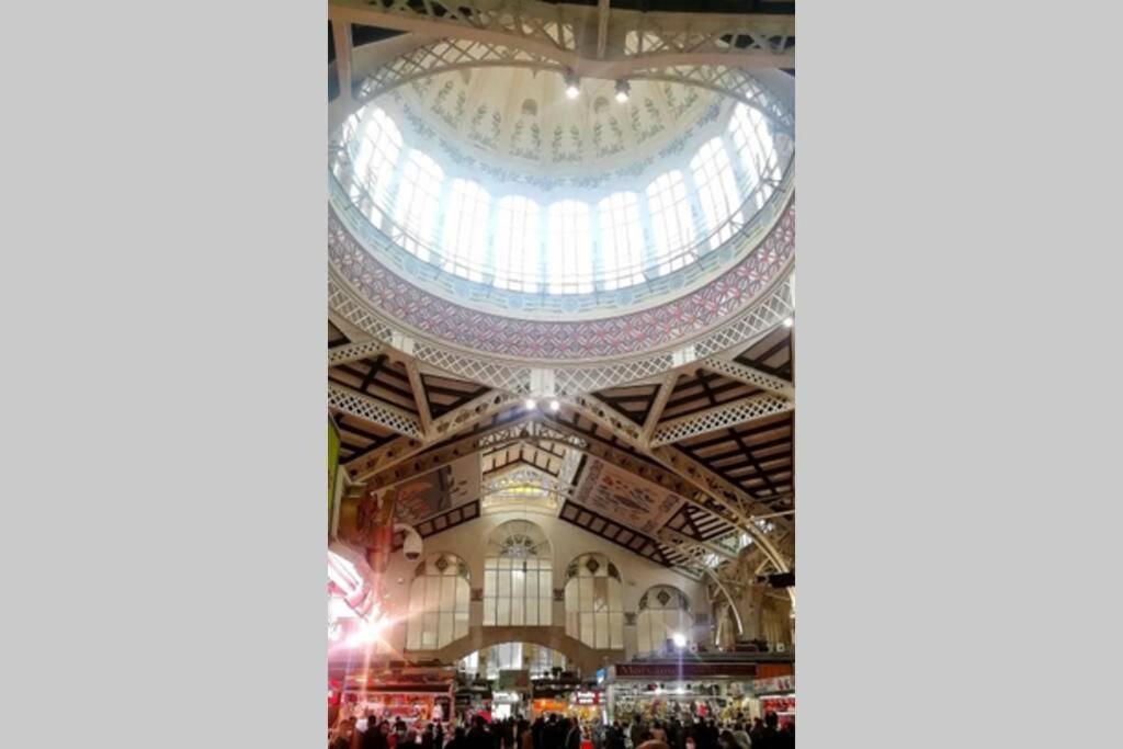 Precioso Apartamento Frente Del Mercado Central Valencia Buitenkant foto